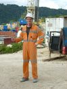 Me in Papua New Guinea and on an oil rig site...