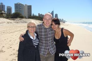 z synem i synowa na wakacjach w Queensland